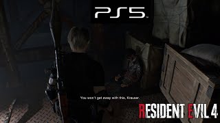 Resident Evil 4 Krauser Profess Mode มีดล้วนยากและต้องเร็วพลาดนิดเจ็บชัว No damage knife re4  ps5