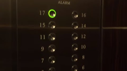 Otis Touch Sensitive Traction Elevator @Sheraton Hong Kong