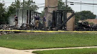 Video shows moments just after a home exploded in Copperas Cove