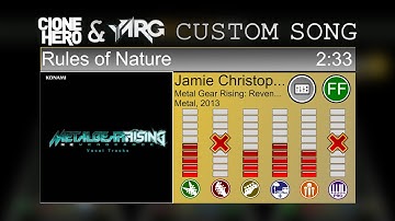 Clone Hero / YARG: Custom Song "Rules of Nature" by Jamie Christopherson