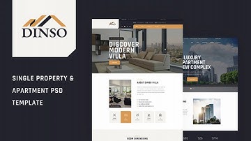 Dinso - Single Property & Apartment PSD Template | Themeforest Website Templates and Themes