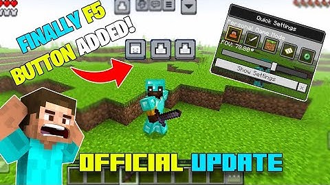 how to change camera angle in one click in Minecraft pe