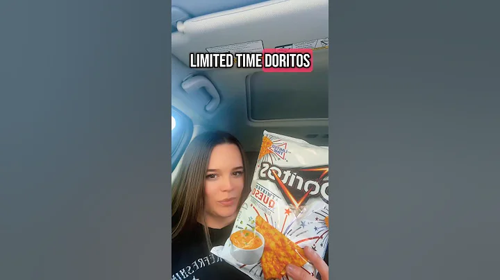 Limited time Doritos twisted queso chips #new #review #youtubeshorts #chips #doritos￼ #fyp
