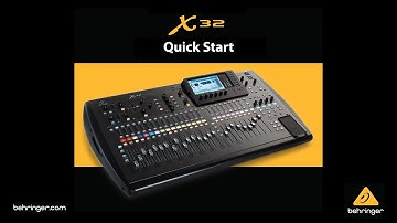 NCF Behringer X32 Quickstart Training