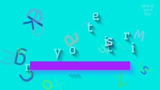 How to say myometritis! (High Quality Voices)