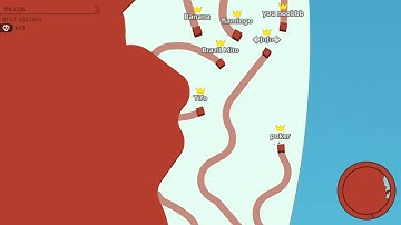 Paper.io 2 [Teams] Map Control: 100.00%