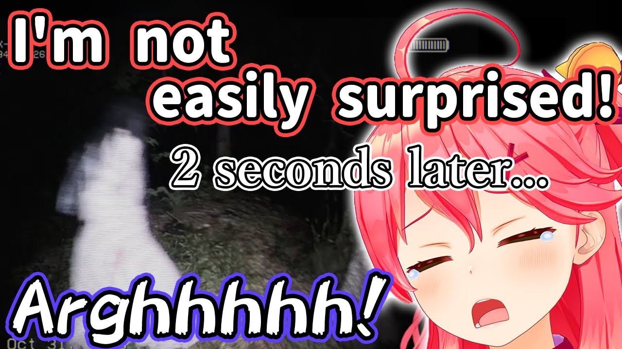 【 DON'T SCREAM 】Miko immediately exclaims.【Hololive | Eng Sub】