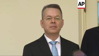 Trump welcomes pastor Brunson to the White House