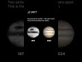 The First Photo of Jupiter – 1879 vs. 2024 ⏳ #shorts #space