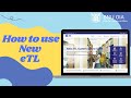 How to use the new snu etl system