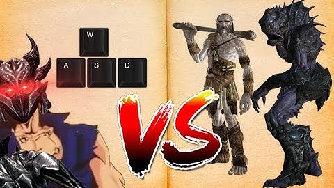 Skyrim Dodging With no Mods - Giants and Lurkers