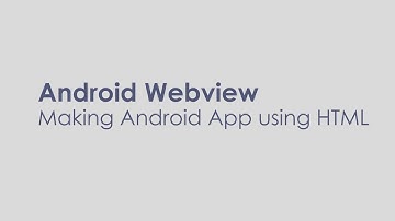 Make  App in 5 minutes using Android webview (HTML/CSS/Javascript)