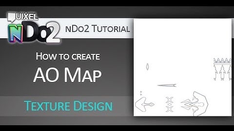 Game Asset Battle Stick Ambient Occlusion in nDo2 tutorial