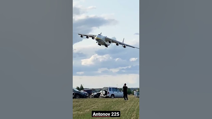MAIOR AVIÃO DO MUNDO - ANTONOV 225 - DIAS ANTES DE SER DESTRUÍDO NA UCRÂNIA POR UM ATAQUE DA RÚSSIA