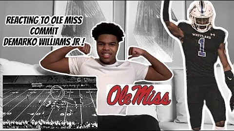 Reacting to Ole Miss Commit Demarko Williams Jr Hi...