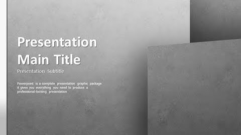 wall ppt moving template