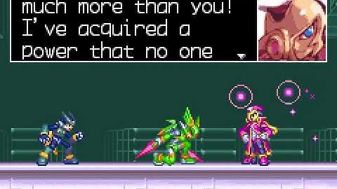 Megaman Zero 2 100pt hard mode part 15 - Temple of Wind