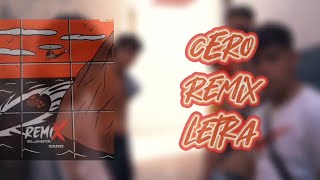 Cero Remix ( Letra Oficial ) * Cano y ELJHOTA 🔥💯