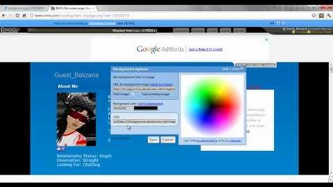Changing Your HomePage Background (IMVU) HP(2)