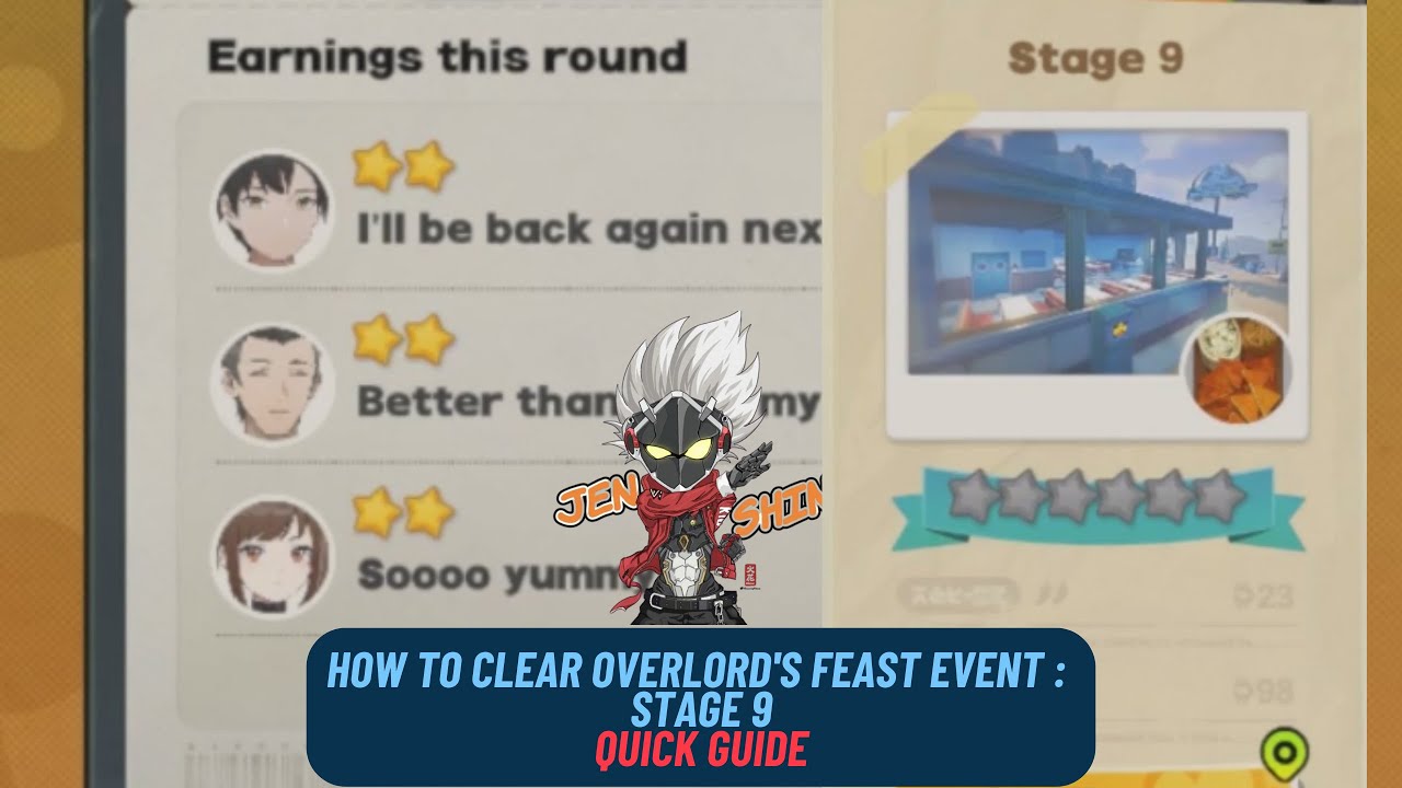 How to Clear Overlord's Feast Event : Stage 9 - Quick Guide