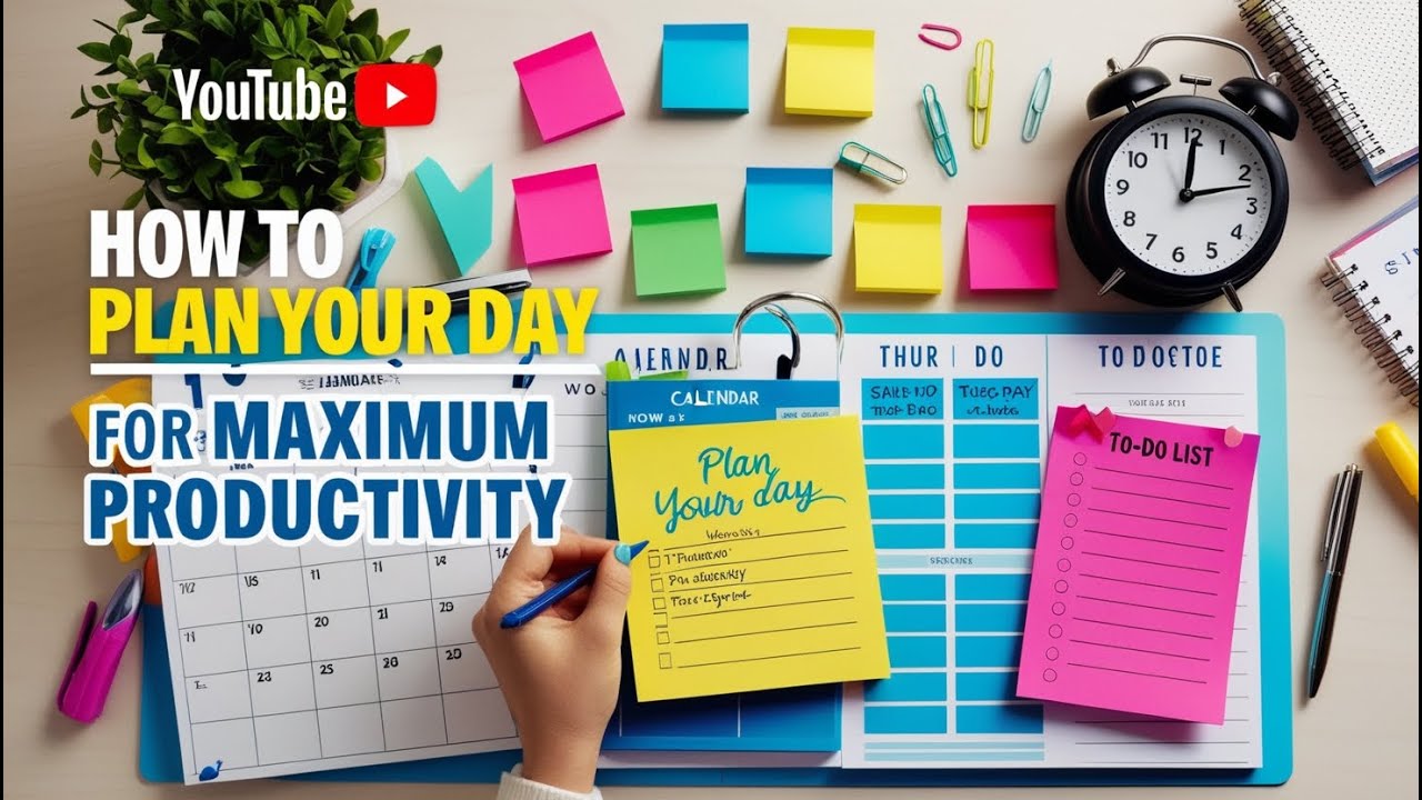 How to Plan Your Day for Maximum Productivity - YouTube
