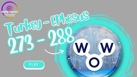 Words of Wonders (WoW): Turkey - Ephesus (Levels 273 - 288) Walkthrough