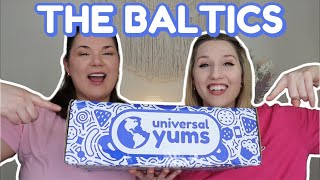 TASTING BALTIC SNACKS 😋 | Universal Yums | Super Yum Box | April 2024 | THE BALTICS