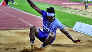 Triple jump men Praveen Wins  Gold || 62nd National Inter State Senior Athletics Championship 2023