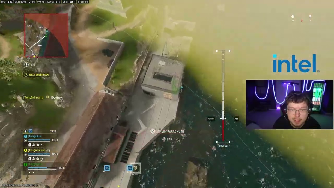 Айдан играет в лобби острова Возрождения, доступном только для профессионалов.