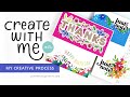 Create With Me: My Creative Process + LOTS of Cards!