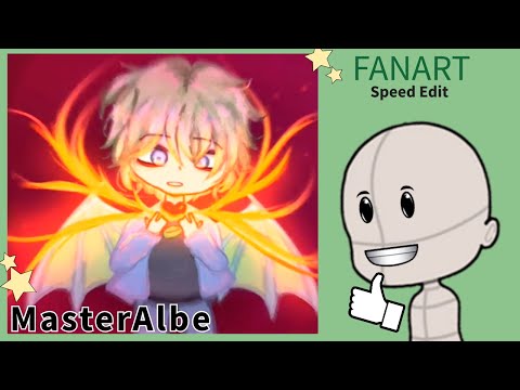 Speed edit (FANART) For my dear bestie (FT. @MasterALBE ) ✨🍀 GachaClub