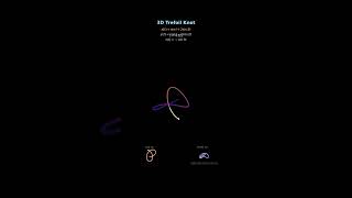3D Trefoil Knot #shorts