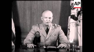GENERAL EISENHOWER SPEAKS ON D DAY ANNIVERSARY - SOUND