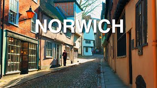Travel vlog - A Perfect Norwich Day Trip: Sunday Roast & City Walk | UK Silent Vlog
