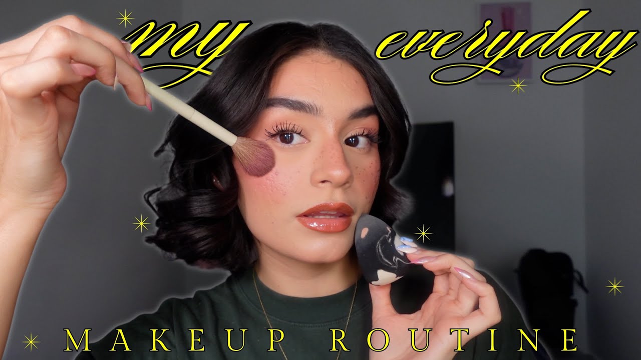 EVERYDAY MAKEUP ROUTINE FOR ACNE PRONE & TEXTURED SKIN - YouTube
