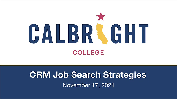 Career Services: CRM Job Search Strategies