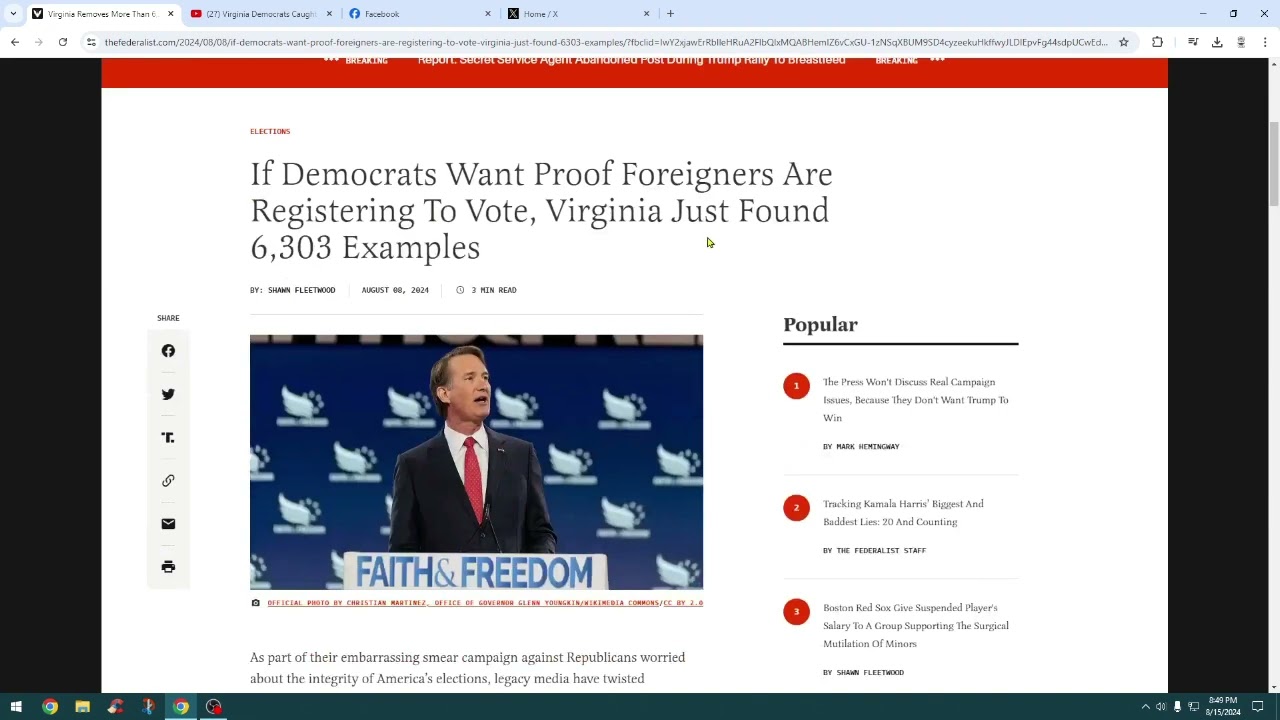 🔴BREAKING: Virginia Democrats Caught Red Handed | Illegal Voters