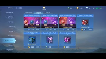 How to upgrade your  emblems fast|tutorial MLBB