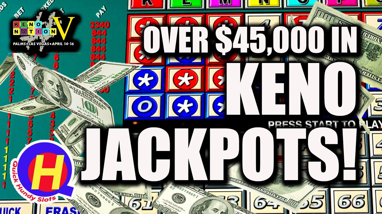 EPIC KENO JACKPOTS! Over 45,000 in KENO Hand Pays! YouTube