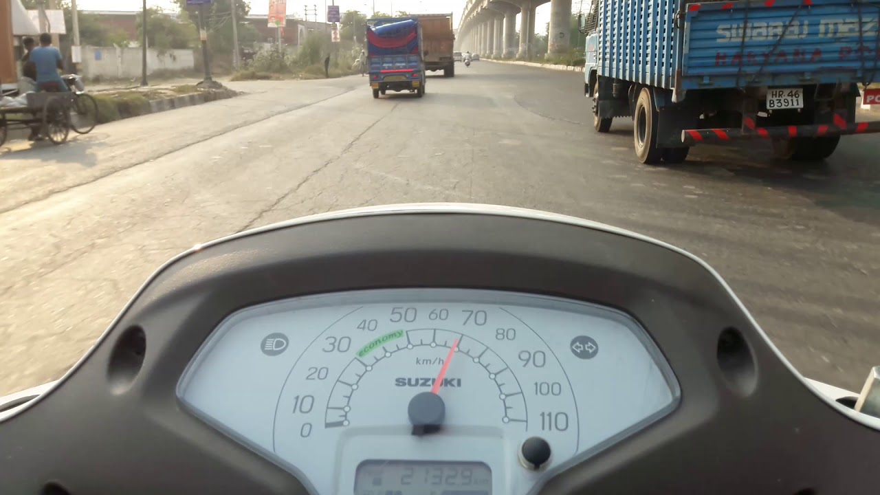 Access 125 Top Speed - YouTube
