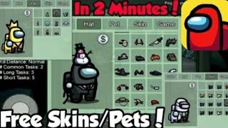 🔥💥HOW TO GET EVERY PET AND SKIN ON AMONG US FOR FREE 💥🔥 screenshot 3