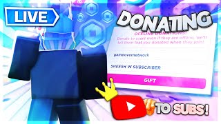 🔴 PLS DONATE | Donating EVERY Viewer Up To 200 ROBUX! 🔴 (Pls Donate Live 💰)