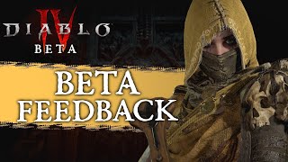 In Depth Diablo 4 Beta Feedback