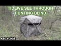 Tidewe see through hunting blind