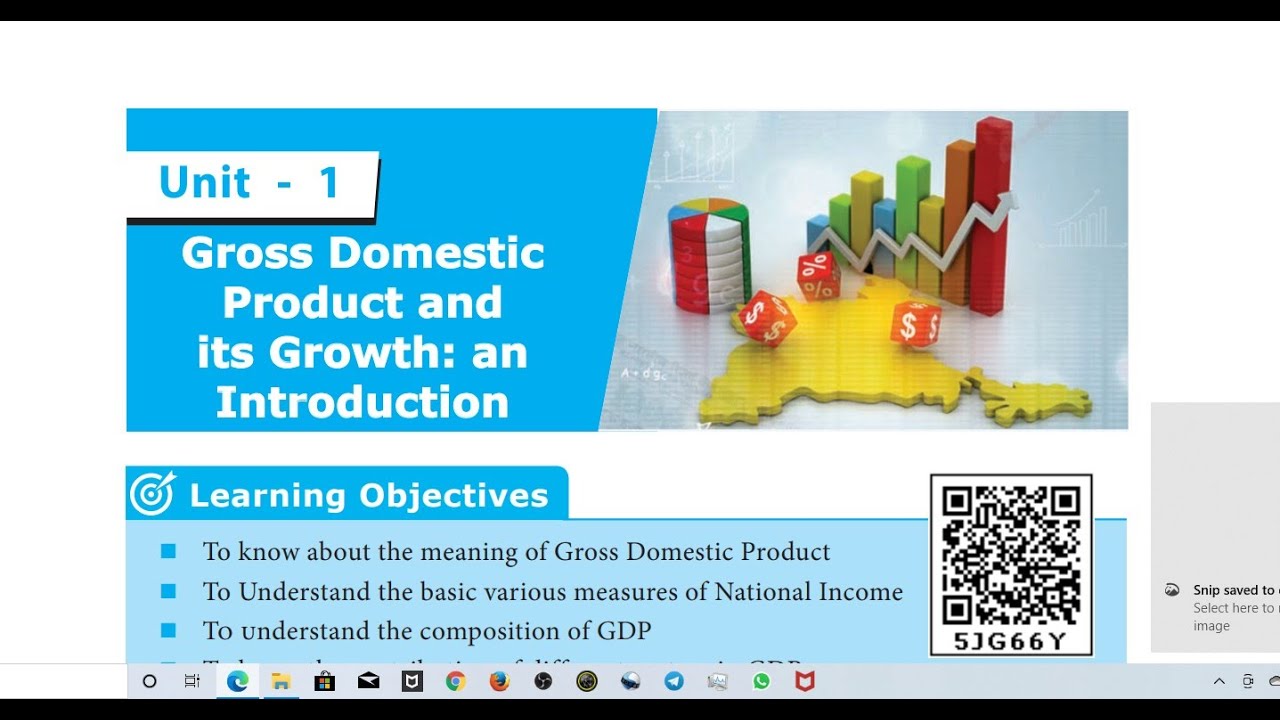 SSLC ENGLISH MEDIUM ECONOMICS UNIT-1 GROSS DOMESTIC PRODUCT(GDP) AND ...