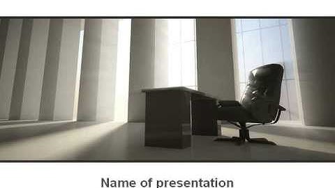 Free Business Office PowerPoint Template by PoweredTemplate.com