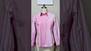 Shirtmaking- Simplicity 1538 #sewing #diyshirt #crispcollar #shirtcollar  #shortsvideo