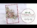 Flat Christmas Card to Fit into Envelope