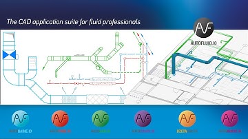AUTOFLUID 10: MEP software - HVAC and Plumbing 2D/3D design