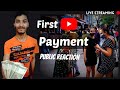 My first payment from youtube  my first payment by youtube  youtube first paymentmanojdey